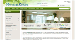 Desktop Screenshot of nastrojezdravi.cz